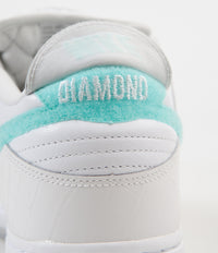 Nike SB x Diamond Dunk Low Pro OG Shoes - White / Chrome - White - Tropical Twist thumbnail