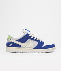 Nike SB x Fly Streetwear Dunk Low Pro Shoes - Game Royal / Sail / Grey Fog thumbnail