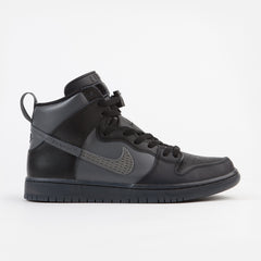 Nike SB x FPAR Dunk High Pro Premium Shoes - Black / Dark Grey - Black