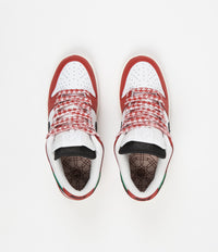 Nike SB x Frame Skate Dunk Low Pro 'Habibi' Shoes - Chile Red / Black - White - Lucky Green thumbnail