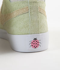 Nike SB x Frog Skateboards Blazer Mid Shoes - Light Liquid Lime / Lawn - White - Light Crimson thumbnail