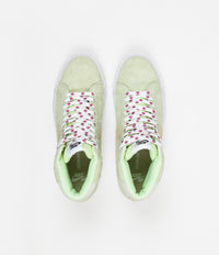 Nike SB x Frog Skateboards Blazer Mid Shoes - Light Liquid Lime / Lawn - White - Light Crimson thumbnail
