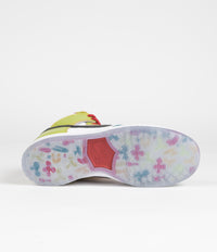 Nike SB x froSkate Dunk High Pro 'All Love' Shoes - White / Metallic Gold - University Red thumbnail