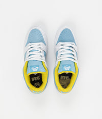 Nike SB x FTC Dunk Low Pro Shoes - Lagoon Pulse / Metallic Silver thumbnail