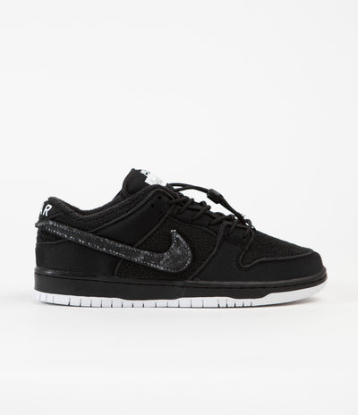 Nike SB x Gnarhunters Dunk Low Pro Shoes - Black / Black - White