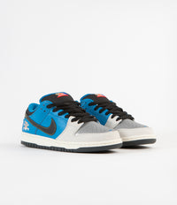 Nike SB x Instant Dunk Low Pro QS 2 Shoes - Blue Hero / Black - Pale Ivory thumbnail