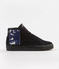 Nike SB x Isle Blazer Mid Shoes - Black / Black - Sail - Blue Void thumbnail