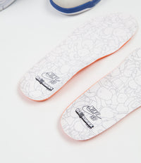 Nike SB x Medicom Dunk High Elite QS Shoes - White / College Blue - White - Gold Post thumbnail