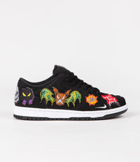 Nike SB x Neckface Dunk Low Pro Shoes - Black / White - Multicolour thumbnail