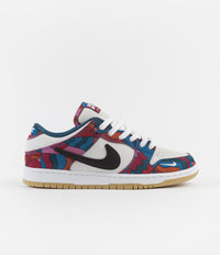 Nike SB x Parra Dunk Low Pro Shoes - Fireberry / Black thumbnail