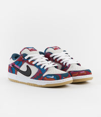 Nike SB x Parra Dunk Low Pro Shoes - Fireberry / Black thumbnail