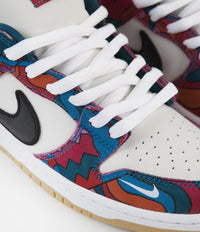 Nike SB x Parra Dunk Low Pro Shoes - Fireberry / Black thumbnail