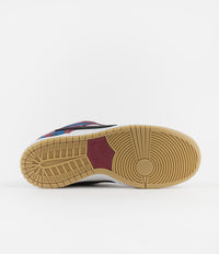 Nike SB x Parra Dunk Low Pro Shoes - Fireberry / Black thumbnail