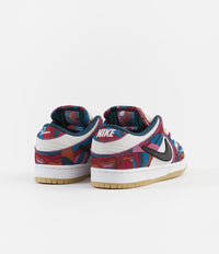 Nike SB x Parra Dunk Low Pro Shoes - Fireberry / Black thumbnail