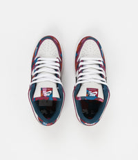 Nike SB x Parra Dunk Low Pro Shoes - Fireberry / Black thumbnail