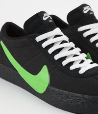 Nike SB x Poets Bruin Shoes - Black / Voltage Green - White thumbnail
