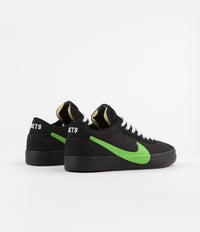 Nike SB x Poets Bruin Shoes - Black / Voltage Green - White thumbnail