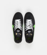 Nike SB x Poets Bruin Shoes - Black / Voltage Green - White thumbnail