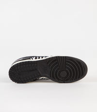 Nike SB x Quartersnacks Dunk Low OG Shoes - Black / White thumbnail