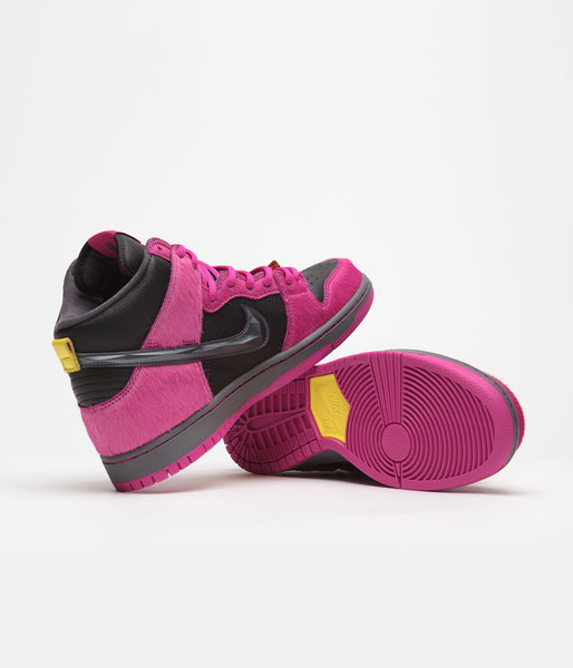 Nike SB x Run The Jewels Dunk High Shoes - Active Pink / Black ...