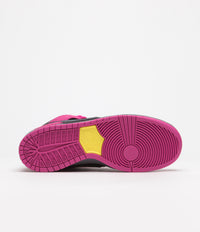 Nike SB x Run The Jewels Dunk High Shoes - Active Pink / Black - Metallic Gold thumbnail