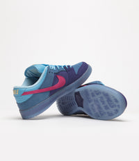 Nike SB x Run The Jewels Dunk Low Shoes - Deep Royal Blue / Active Pink - Blue Chill thumbnail