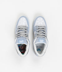 Nike SB x Sean Cliver Dunk Low Shoes - Psychic Blue / Metallic Gold - White thumbnail