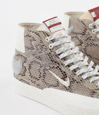 Nike SB x Soulland Blazer Mid Shoes - Light Bone / White - Pure Platinum thumbnail