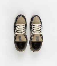 Nike SB x Travis Scott Dunk Low Premium Shoes - Black / Black - Parachute Beige - Petra Brown thumbnail