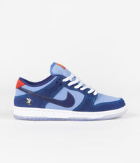 Nike SB x Why So Sad? Dunk Low Premium Shoes - Coastal Blue / Coastal Blue - Light Blue thumbnail