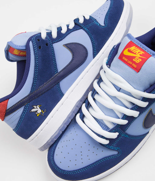 Nike SB x Why So Sad? Dunk Low Premium Shoes - Coastal Blue