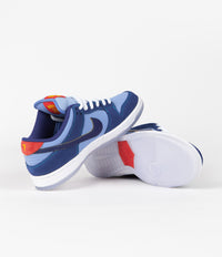 Nike SB x Why So Sad? Dunk Low Premium Shoes - Coastal Blue / Coastal Blue - Light Blue thumbnail