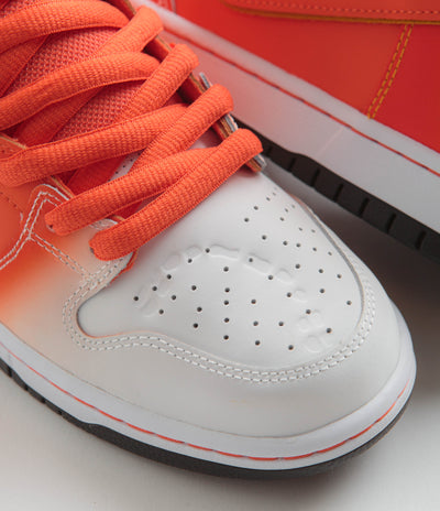 Nike SB Dunk High Pro Shoes - Amarillo / Orange - White - Black