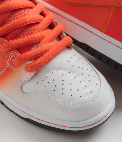 Nike SB Dunk High Pro Shoes - Amarillo / Orange - White - Black