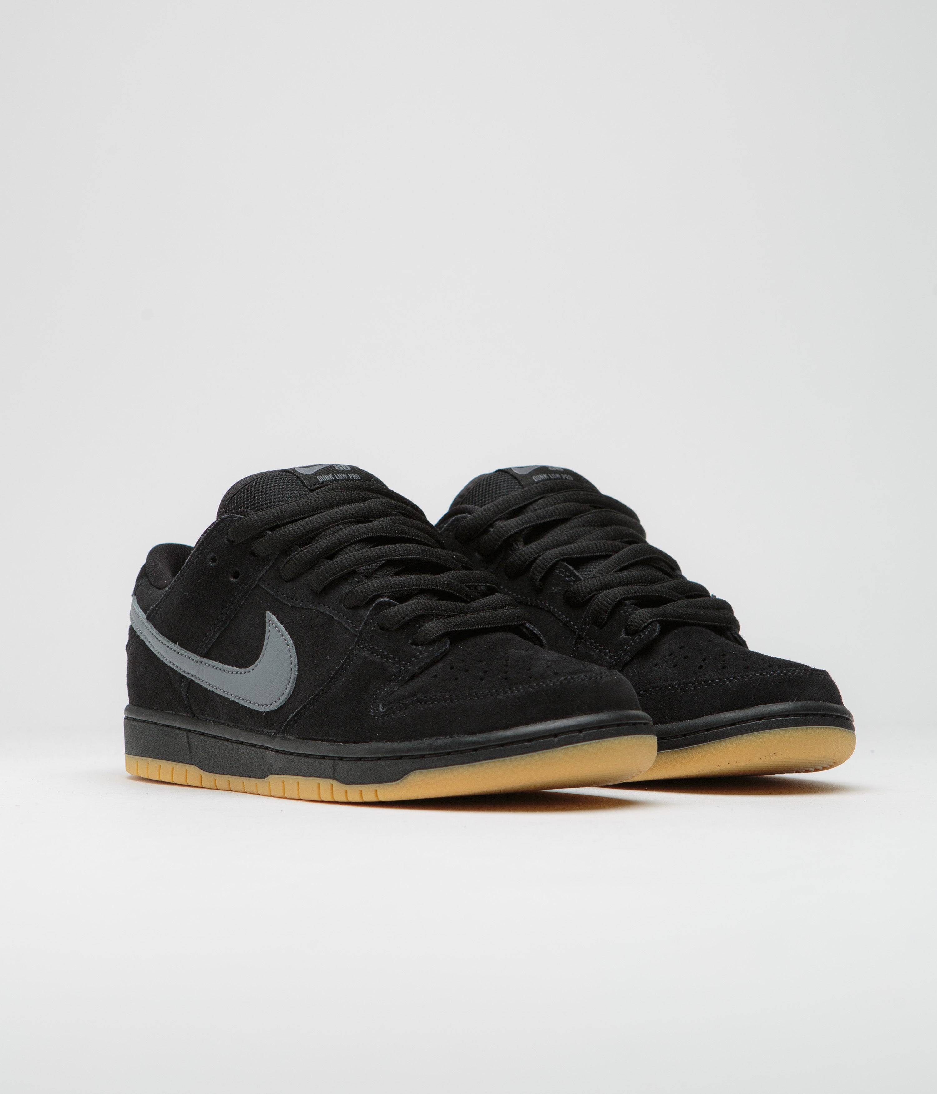 Nike SB Dunk Low Pro 'Fog' Shoes - Black / Cool Grey - Black ...