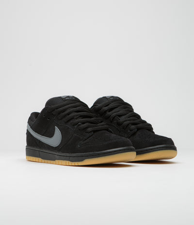 Nike SB Dunk Low Pro ‘Fog’ Shoes - Black / Cool Grey - Black - Black