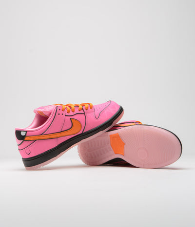 Nike SB x Powerpuff Girls Dunk Low Pro 'Blossom' Shoes - Lotus Pink / Digital Pink - Med Soft Pink
