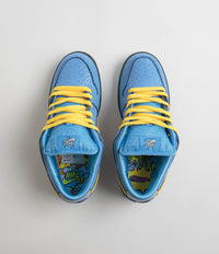 Nike SB x Powerpuff Girls Dunk Low Pro 'Bubbles' Shoes - Blue Chill / Deep Royal Blue - Active Pink thumbnail