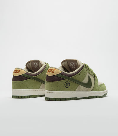 Nike SB x Yuto Horigome Dunk Low Pro Shoes - Asparagus / Legion Green - Light Khaki