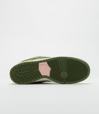 Nike SB x Yuto Horigome Dunk Low Pro Shoes - Asparagus / Legion Green - Light Khaki thumbnail
