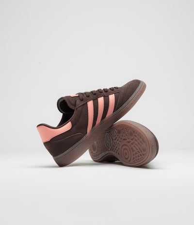 Adidas Busenitz Vintage Shoes in Aurora Coffee and Wonder Clay / Gum5