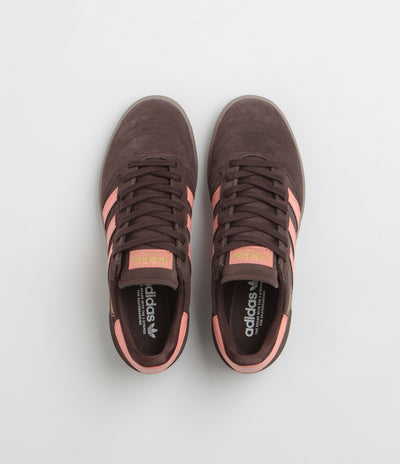 Adidas Busenitz Vintage Shoes in Aurora Coffee and Wonder Clay / Gum5