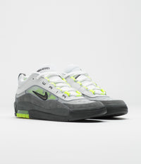 Nike SB Air Max Ishod Shoes in Black and Neon Yellow and Anthracite - Light Graphite thumbnail