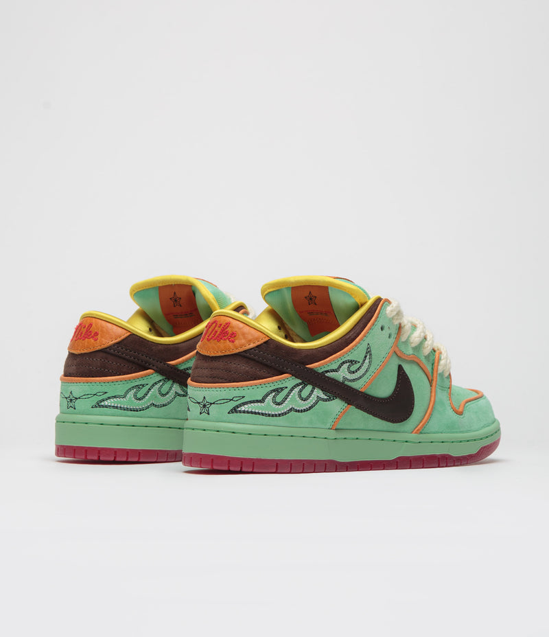 Nike SB Dunk Low Pro 'Rodeo' Shoes - Tourmaline / Baroque Brown - Mona ...