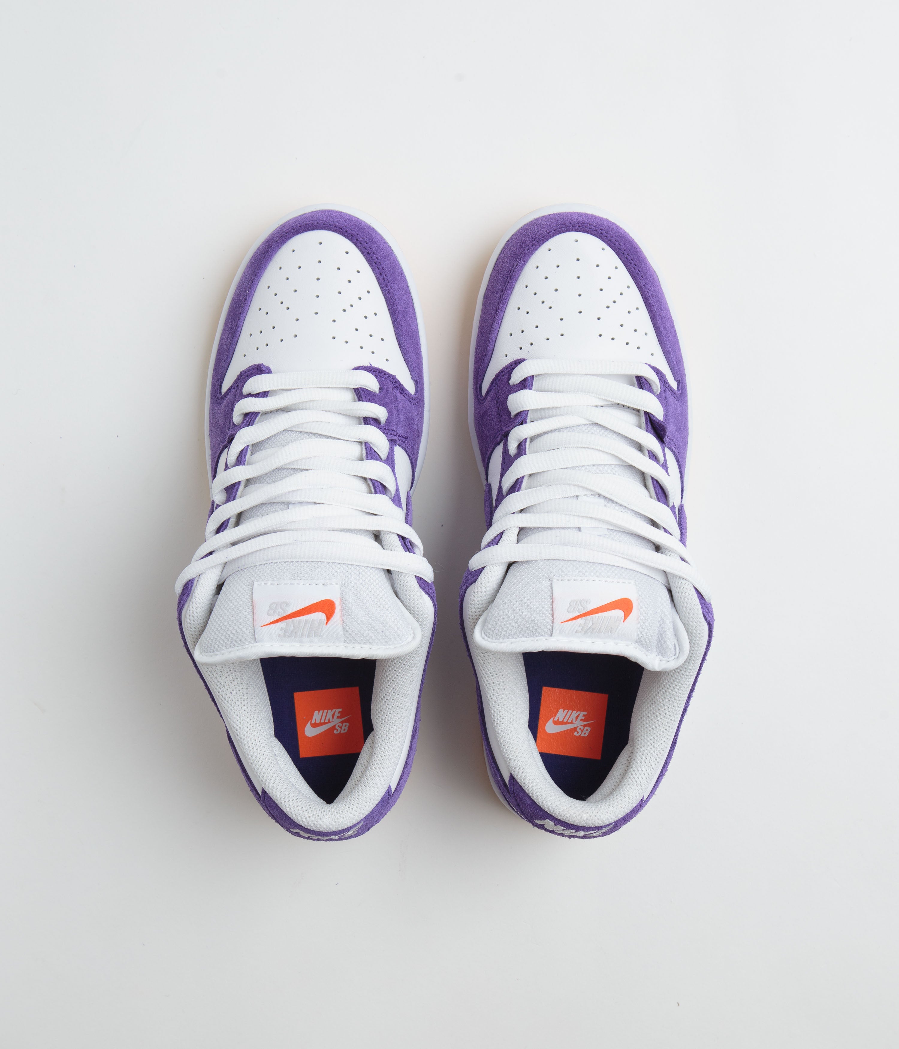 Nike SB Dunk Low Pro Shoes - Court Purple / Court Purple - White