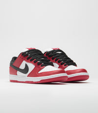Nike SB Dunk Low Pro Shoes - Varsity Red / Black - White - Varsity Red thumbnail