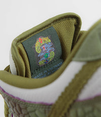 Nike SB x Alexis Sablone Dunk Low Pro 'Chameleon' Shoes - Oil Green / Desert Moss - White thumbnail