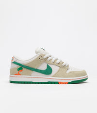 Nike SB x Jarritos Dunk Low Pro Shoes - Phantom / Safety Orange - Malachite thumbnail
