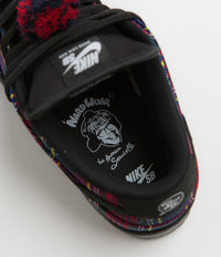 Nike SB x Nardwuar Dunk Low Pro Shoes - University Red / Black - Yellow Strike thumbnail