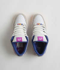 Nike SB x Rayssa Leal Dunk Low Premium Shoes - Pure Platinum / Deep Royal Blue thumbnail